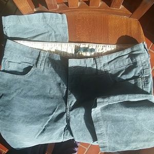 Prana blue courderoy pants size 10